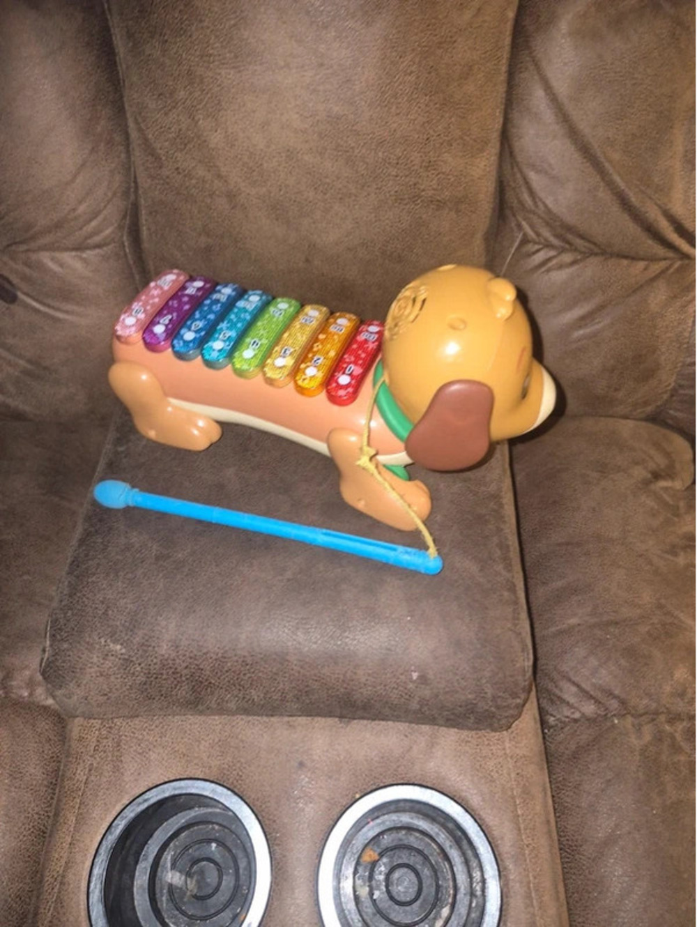 VTech Zoo Jamz Doggy Xylophone Interactive Toddler Musical Light-Up Pull Toy